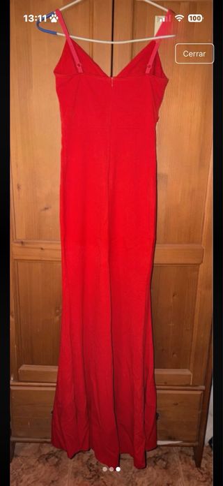 Vestido invitada boda rojo