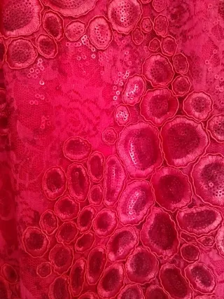 Vestido rojo para celebración, sin estrenar