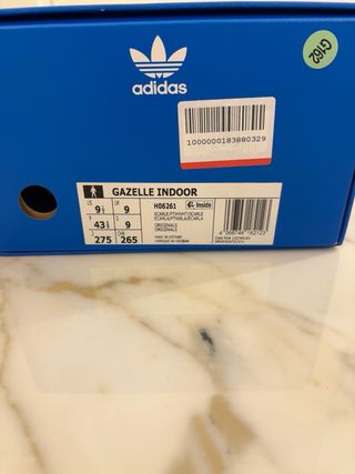 Adidas Gazelle Indoor Scarlet Red Taglia 43