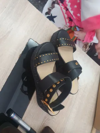 Sandalias Lola Cruz Negras Talla 37