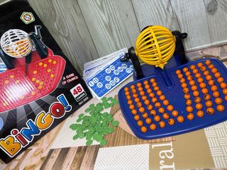 Bingo 90 números con bombo y fichas