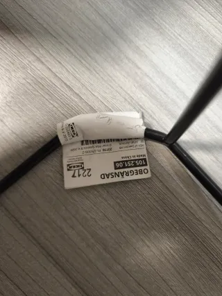 Soporte Vinilos Ikea Negro Metal