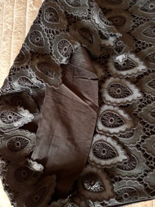 Falda Zara negra encaje