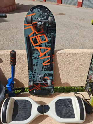 Hoverboard con asiento y cargador