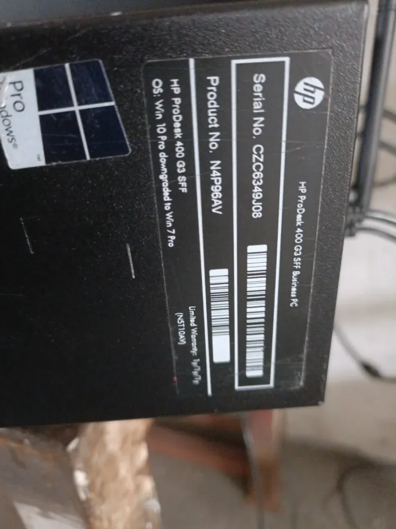 HP ProDesk 400 G3 PC Escritorio afbeelding 2