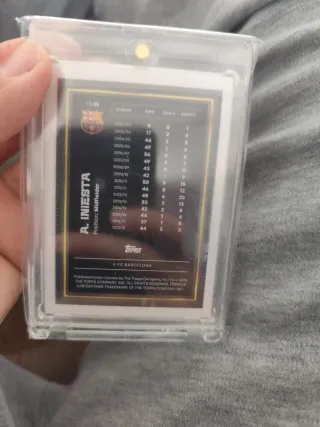 Cromo FC Barcelona A. Iniesta 32/50
