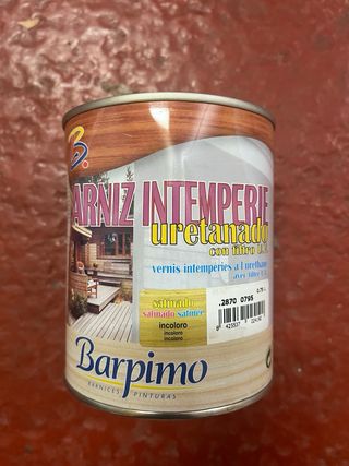 Barniz intemperie incoloro satinado 750 ml Barpimo