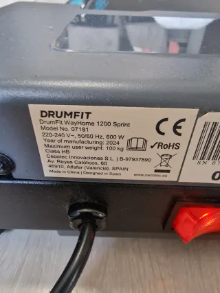 Cinta de correr Drumfit Wayhome 1200 Sprint