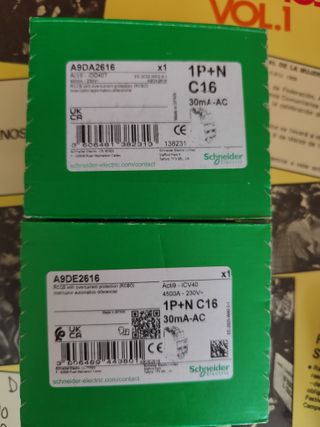 2x Dpn vigi 16A Schneider Electric A9DA2616