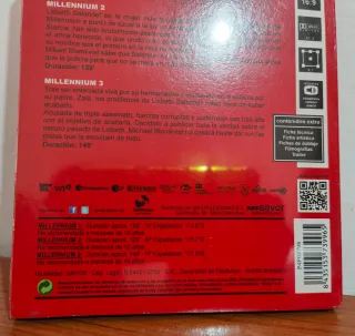 Trilogía MILLENNIUM DVD Nueva