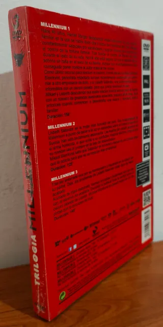 Trilogía MILLENNIUM DVD Nueva
