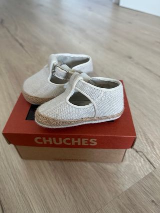 Zapatos bebé Chuchhes lino talla 17