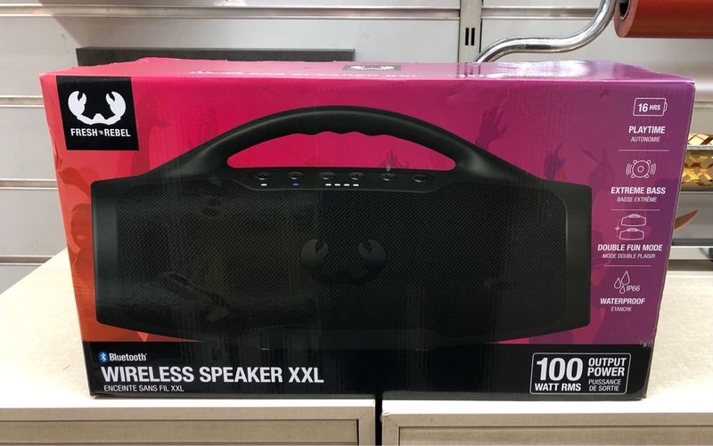 Altavoz Bluetooth Fresh n Rebel XXL Negro