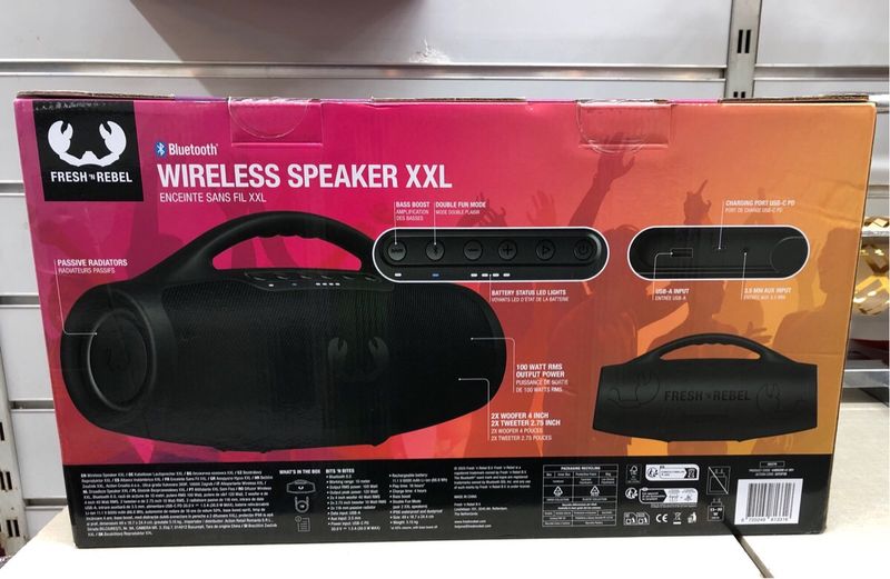 Altavoz Bluetooth Fresh n Rebel XXL Negro afbeelding 5