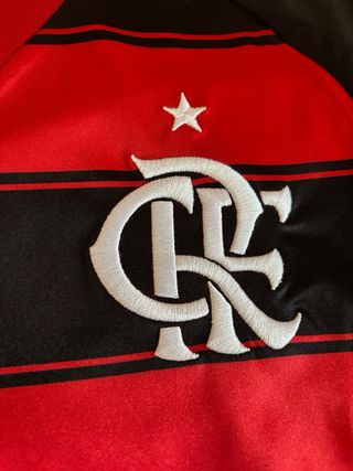Camiseta Flamengo Adidas Talla S Roja y Negra