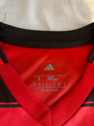Camiseta Flamengo Adidas Talla S Roja y Negra