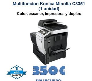 Konica Minolta C3351 Multifunción Color
