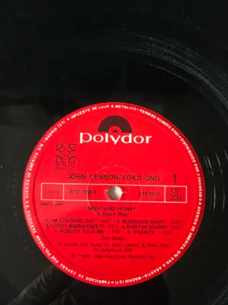Vinilo John Lennon y Yoko Ono - Milk and Honey
