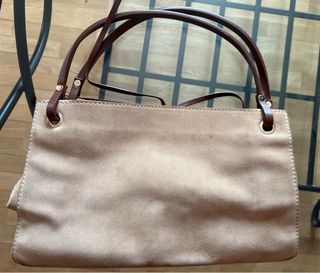 Bolso CH Ante Beige y Marrón