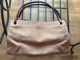 Bolso CH Ante Beige y Marrón