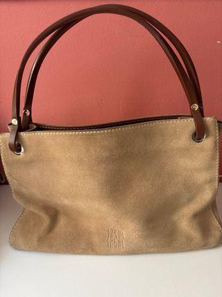 Bolso CH Ante Beige y Marrón