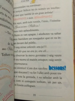 Lot quatre llibres Gerónimo stilton