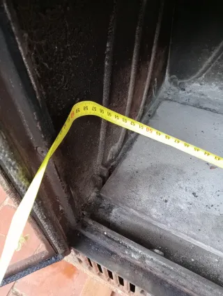 Chimenea de fundición con ventiladores