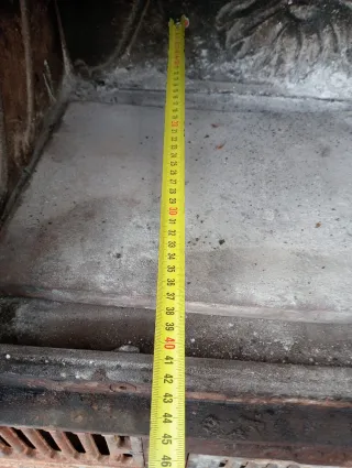 Chimenea de fundición con ventiladores