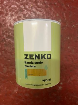 Barniz al agua suelo madera brillo 750 ml Zenko