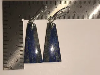 Pendientes Plata 925 y Lapislázuli con pirita