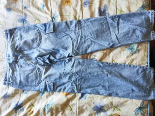 Pantalones Cargo Bershka Azul Talla M