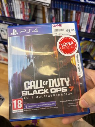 Call of Duty Black Ops 7 PS4 Lote Multigeneración