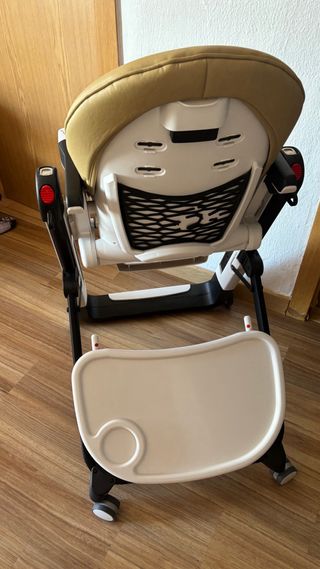 Trona Peg Perego beige e gialla