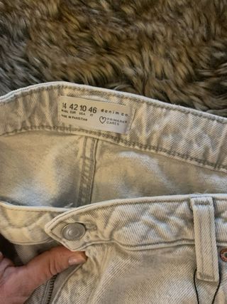 Pantalones vaqueros grises mujer Talla 42