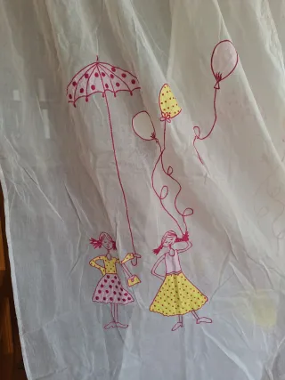 Cortinas infantiles niña