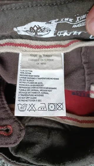 Pantalón Timberland Marrón T-34/32 Nuevo