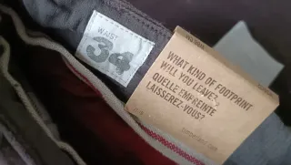 Pantalón Timberland Marrón T-34/32 Nuevo