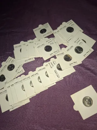 Lotto di 30 monete Vaticano 50 Lire