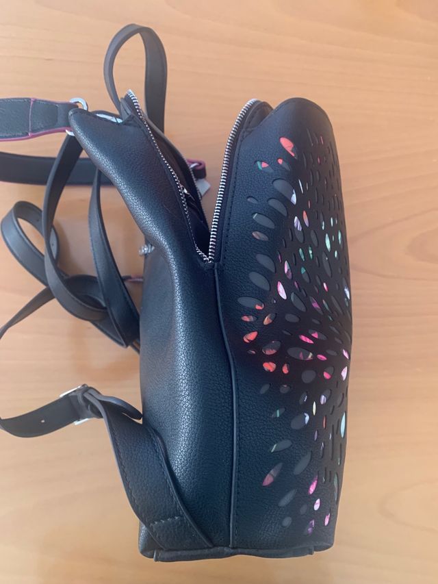 Mochila Desigual A ESTRENAR Negra Multicolor