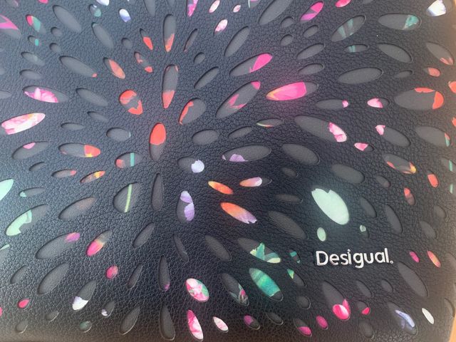 Mochila Desigual A ESTRENAR Negra Multicolor