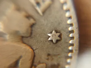 Escasa Moneda Plata 50 céntimos 1870 *-*0