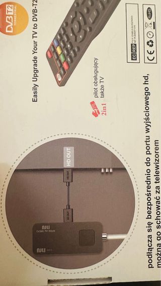 Ajli Receptor TV DVB HD  TV + funda para nintendo