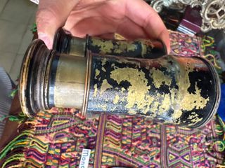 Prismáticos Binoculares Antiguos de Metal