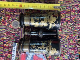 Prismáticos Binoculares Antiguos de Metal