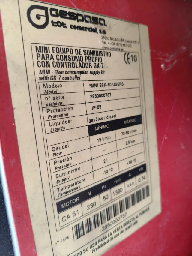 Depósito Gasoil 5000L