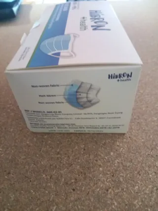 Mascarillas Faciales Desechables HIBRON