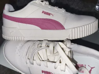 Zapatillas Puma Blancas y Rosas