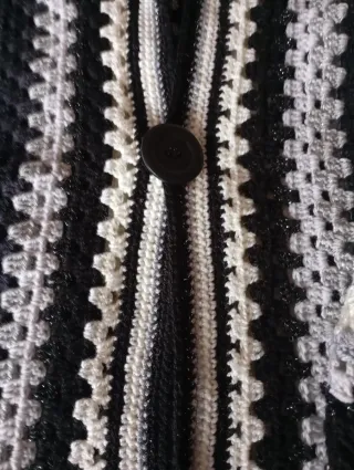 Chaqueta de crochet talla única