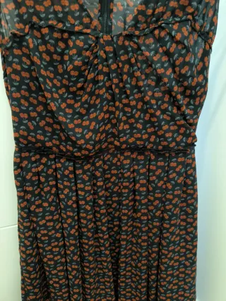 Vestido corto Adolfo Domínguez estampado cerezas