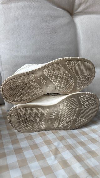 Zapatillas Zara Blancas Altas
